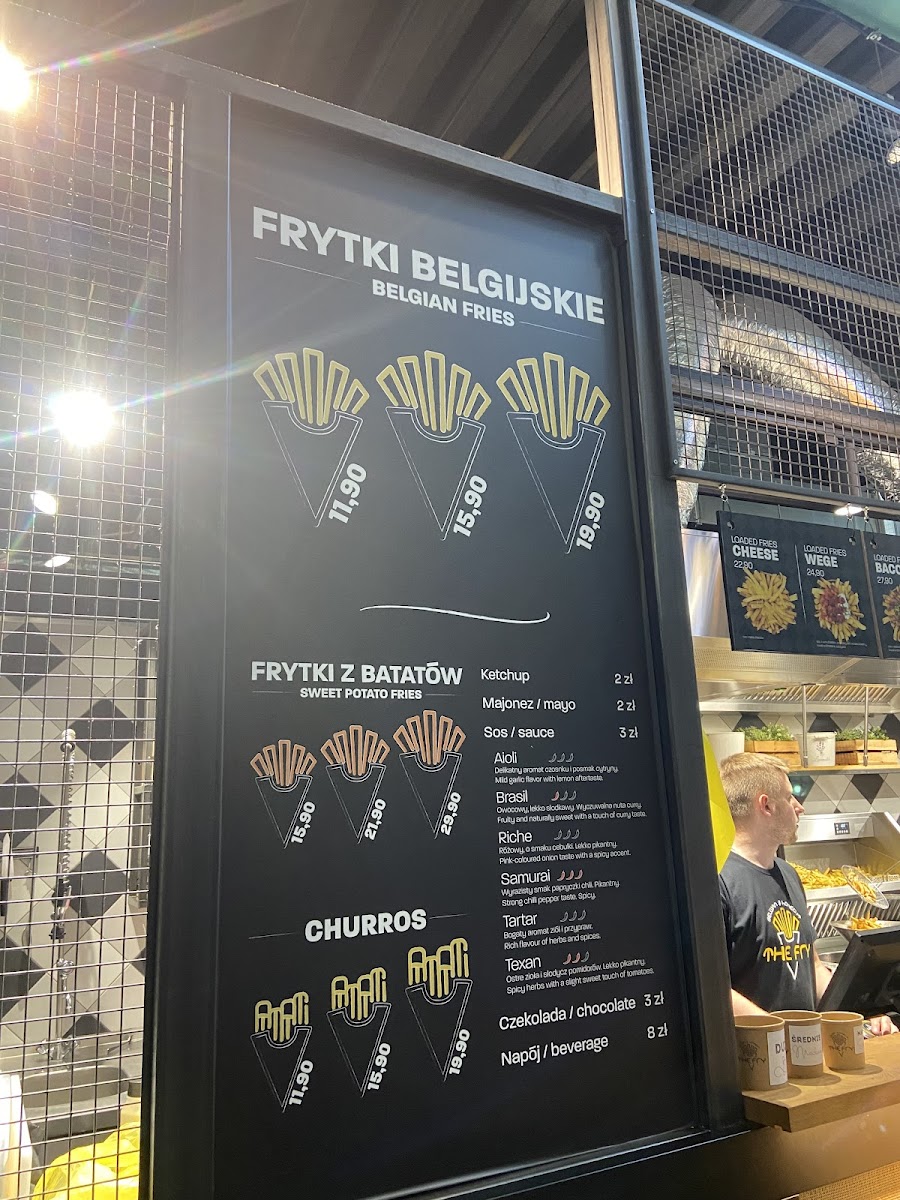 Menu The Fry - Hala Koszyki-4